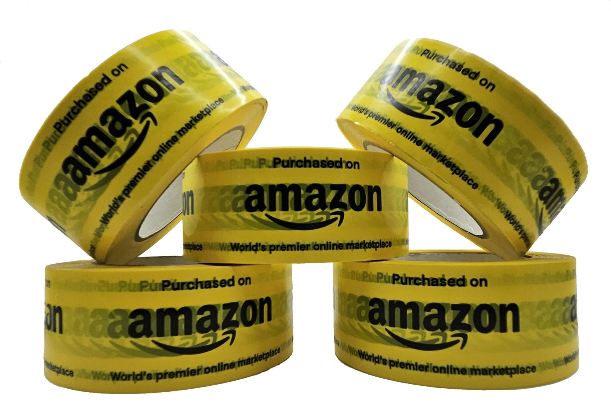 Ruban adhésif Amazon jaune